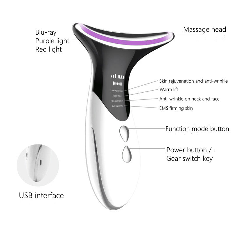 EMS Face Neck Massager Tool