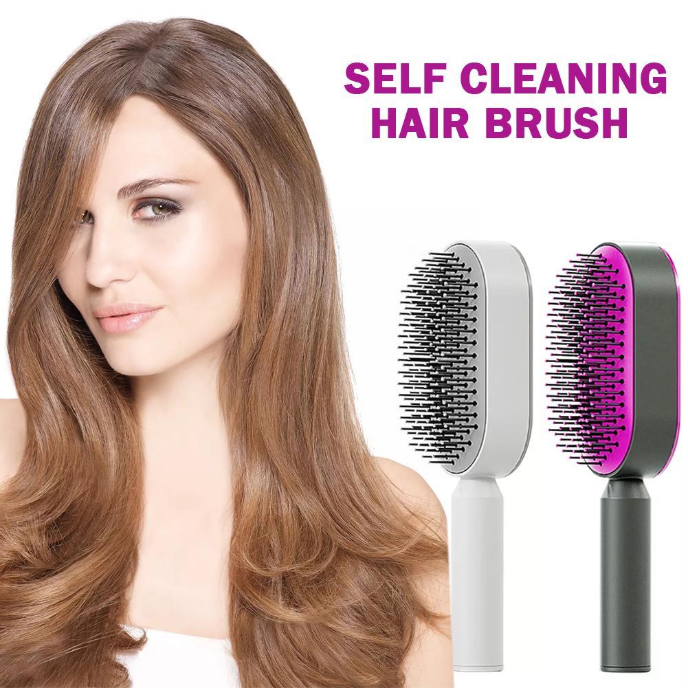 Self-Cleaning 3DHair Brush