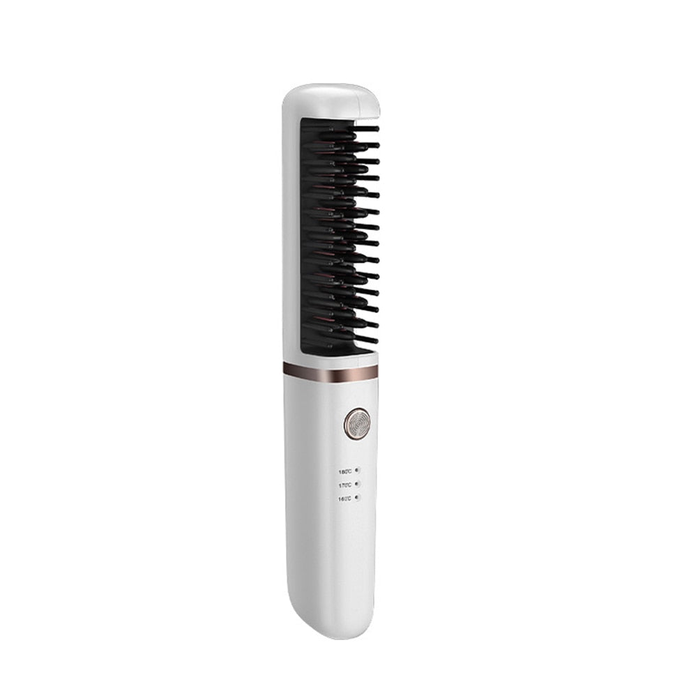 Hot Air Comb Hair Straightener